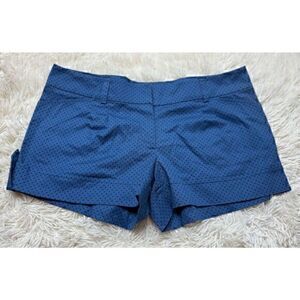 Juniors Charlotte Russe Blue & Black Polka Dot Shorts Size 11